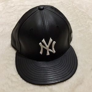 Leather Yankee Fitted